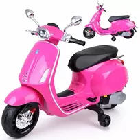 Vaikiškas elektrinis paspirtukas „VESPA“ su baterija ir melodijomis (PA0344)