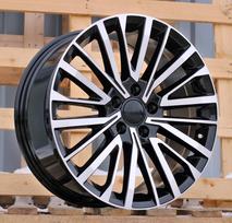 Ratlankis RACINGLINE B1515 R18x8 5x120 ET 50 CB 65.1 (Black Polished) (1250 kg)