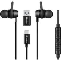 Sandberg USB-C/A In-Earset with Line-Mic 126-50