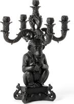 Seletti Žvakidė Burlesque Chimp juodos spalvos
