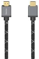 Kabelis Hama HDMI - HDMI 2.1 8K HDMI, HDMI, 1 m, juoda sp./pilka sp.