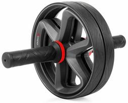 Pilvo preso treniruoklis - ratukas Gymstick Pro Exercise Wheel, 29 cm, juoda sp.