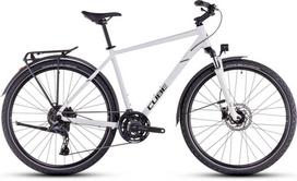 Dviratis Cube Nature Pro Allroad cotton'n'pilkas 2026-58 cm (Dydis: 58 cm)