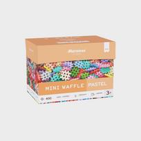 „Marioinex Mini Waffle“ konstruktoriaus kaladėlės, 400 elementų, pastelinės spalvos