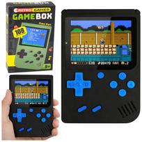 Žaidimų konsolė RETRO 108 viename, LCD ekranas, juoda