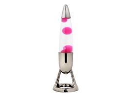 iTotal - Missile LED Lava Lamp with Color-changing Light - Pink - Diameter 10.7 cm x Height 36.5 cm