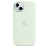 Silicone Apple case for iPhone 15 Plus Mint