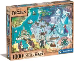 Clementoni - Maps Puzzle 1000 pcs - Frozen (39666)