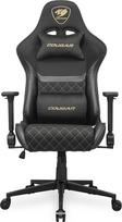 Cougar Armor One V2 Gold F Gaming Chair, PVC/Fabric, Black
