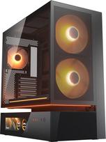 Cougar Midi Tower Case, CFV235 Vision, ARGB, LCD Display, Mesh, Black