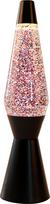 Itotal - Lava Lamp 36 cm - Black Base and Glitter (XL2344)