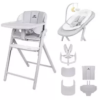 3in1 maintimo kėdutė ir gultukas Carrello Tenero, Atlantis grey