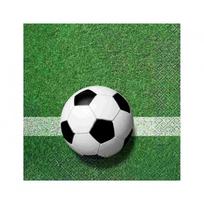 Popierinės servetėlės „Futbolas“ 33x33 cm (20 vnt.) – futbolo tematikos dekoracijos