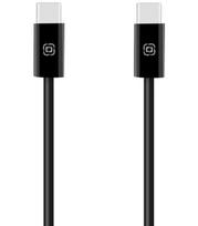 Juodas laidas USB-C - USB-C 60W / 30cm "OBAL:ME CarShot"