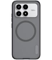 Juodas / skaidrus dėklas Poco F8 Pro telefonui "Nillkin Super Frosted Pro Magnetic"