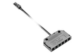 Šakotuvas LED juostai 6 x mini AMP, 2 metrai