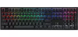 Ducky One 2 RGB klaviatūra Žaidimams USB QWERTY Juoda