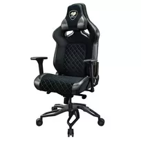 COUGAR CGR-T2F-GLB Universali kompiuterinių žaidimų kėdė Minkšta apmušta sėdynė Juoda
