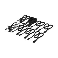 „Corsair Premium Sleeved DC Cable Pro“ rinkinys, skirtas 5 tipo maitinimo blokui – juodos spalvos