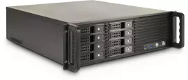Inter-Tech 3U-3508 Stovas Juoda