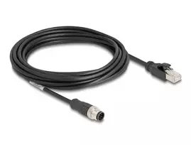 DeLOCK 80811 tinklo kabelis Juoda 5 m Cat5e S/FTP (S-STP)