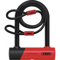 Dviračių užraktas ABUS Ultimate Mini 420K/150HB140 + Bracket USH + Cobra™ 10/120
