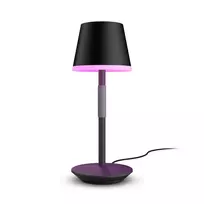 Philips Hue Go nešiojama išmanioji stalinė lempa, juoda