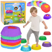 Woopie šviečiantys balansiniai akmenys vaikams „Glow Stones“ 6 vnt.