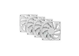 HYTE FAN- -FA12-WW-4 Kompiuterio aušinimo sistema Kompiuterio korpusui Ventiliatorius 12 cm Balta 4 vnt