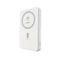 Dudao K14S magnetinė 20W 5000mAh 1x USB-A 1x USB-C balta išorinė baterija