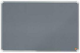 Nobo Premium Plus veltinio skelbimų lenta 900x600 mm, pilka, aliuminis, aliuminis, veltinis, standartinė, 903 mm