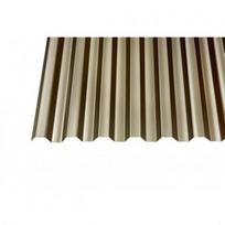 Trapecinis polikarbonato lakštas Gutta PC 76/18, bronzinės sp., 1045 x 2000 x 1.3 mm