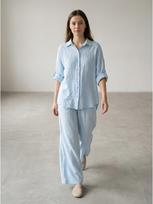L'ARTE MILANO Moteriškos kelnės, Capsule Collection, 100% linas