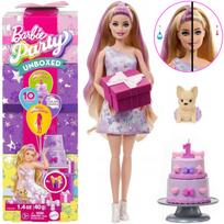 Mattel Barbie Šventinis Atidarytas lėlė iš serijos: Gimtadienis + chihuahua šuo ZA6065