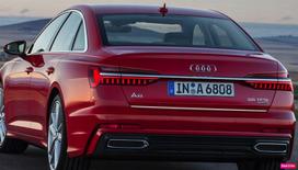 Audi A6 C8 Sedanas CHROM Chromuota juosta galinėms durelėms