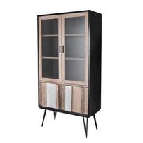 Vitrina Adesso, juoda/smėlio