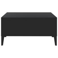 Kavos staliukas，Šoninis staliuka，Pagalbinis staliukas, juodos spalvos, 60x60x30cm, MDP CFE196220