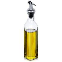 Aliejaus ir acto buteliukas stiklinis su dozatoriumi 250 ml sidabrinis 5x5x255 cm Orion