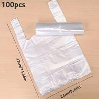 Plastikiniai pirkinių maišeliai 100 vnt., 24,0x37,01 cm
