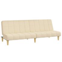 Dvivietė sofa-lova，Poilsio sofa, kreminės spalvos, audinys CFE77958