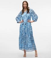 Vero Moda moteriška suknelė 10303746*02, mėlyna/baltas