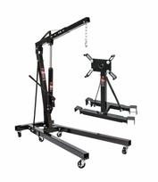 AWTOOLS 2 TON WORK CRANE + ASSEMBLY TROLLEY 900 KG