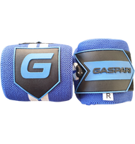 Gaspari Wrist Wraps, Blue/White