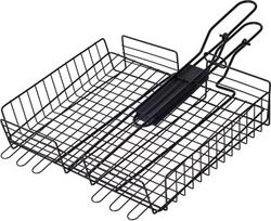 Kepimo grotelės BBQ, 56x31x5,5cm, nerūdijančio plieno