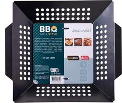 Kepsninių padėklas BBQ, 30x26x5cm, nepridegančia danga, metalinis