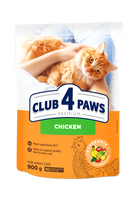 Sausas kačių ėdalas CLUB4PAWS, vištiena, 900g