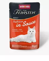 Animonda Vom Feinsten konservai katėms su vištiena ir veršiena padaže, 85 g