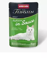 Animonda Vom Feinsten konservai katėms su vištiena ir antiena padaže, 85 g