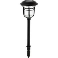 Įsmeigiamas šviestuvas su saulės baterija Retlux RGL 104, 0.3W, IP44, juoda sp.