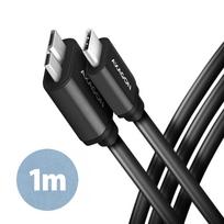 AXAGON USB-C to Micro-B 1M/Speed Black BUMM3-CM10AB